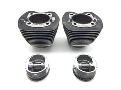 Front Rear Cylinder Jugs w Pistons 2006 Harley Road King Custom FLHRS 3086 x