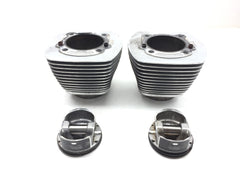 Front Rear Cylinder Jugs w Pistons 2007 Harley Softail Standard FXST 3156 x