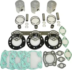 WSM Top End Piston Rebuild Kit .25mm Over 65.25mm for Polaris SL 650