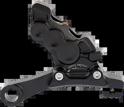 Arlen Ness 6-Piston Rear Brake Caliper 11.8in. Black w Bracket