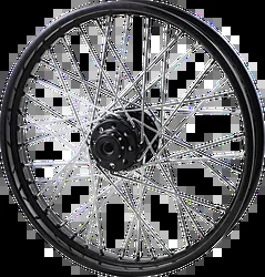 DS Black Front 40 Spoke Wheel- 21x2.15
