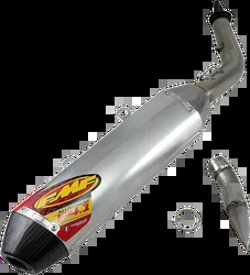 FMF 4.1 RCT Slip On Muffler Exhaust SS CF End Cap For KTM Husqvarna