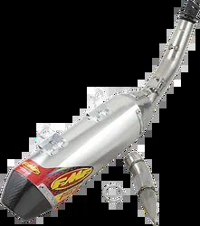 FMF 4.1 RCT Slip On Exhaust Muffler Ano CF End Cap For KTM Husqvarna