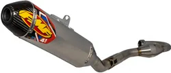 FMF 4.1 RCT Full Muffler Exhaust SS Megabomb Al CF End Cap For KTM Hus