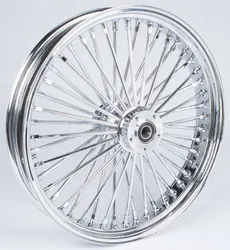 Harddrive Chrome Dual Disc 48 Spoke Front Wheel 21 X3.5