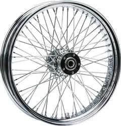 Harddrive Chrome Dual Disc 60 Spoke Front Wheel 21 X3.5