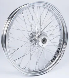 Harddrive Chrome Dual Disc 60 Spoke Front Wheel 23 X3.5