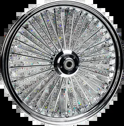 Harddrive Chrome Dual Disc 48 Spoke Front Wheel 26 X3.5