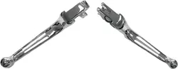 Harddrive Chrome Cable Clutch Brake 2 Slot Lever Set Pair