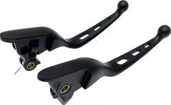 Harddrive Black Cable Clutch Brake Tri Hole Lever Set Pair