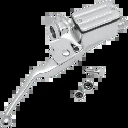 DS Chrome Front Brake Master Cylinder 3/4 Bore Dual Disc