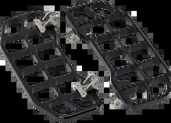 Joker Adjustable Serrated Driver Floorboards Floor Boards Pair Black