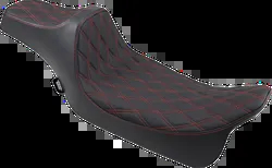 DS Black Red Diamond Stirch Extended Reach Predator III Seat