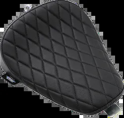 DS Black Vinyl Diamond Stitch Bobber Solo Seat