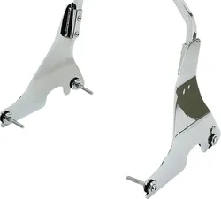 Harddrive Chrome Rigid Sissy Bar Side Plates