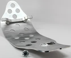 Works MX Aluminum Silver Chassis Belly Skid Plate