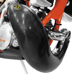 P3 Carbon Fiber Exhaust Head Pipe Guard