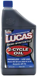Lucas 2 Cycle Semi Synthetic Motor Engine Oil 1qt