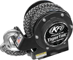 KFI Tiger Tail 12' Retractable Tow System Black