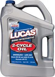 Lucas 2 Cycle Semi Synthetic Motor Engine Oil 1 gallon