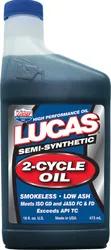 Lucas 2 Cycle Semi Synthetic Motor Engine Oil 16oz