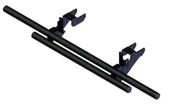 KFI Double Tube Rear Bumper Black