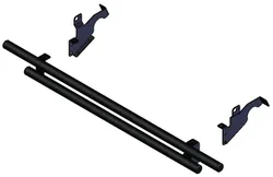 KFI Double Tube Rear Bumper Black