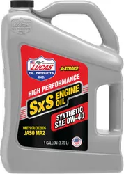 Lucas High Performance SXS Synthetic Engine Motor Oil 0W40 1 Gallon