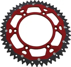 Moose Red 50 Tooth Rear Dual Sprocket