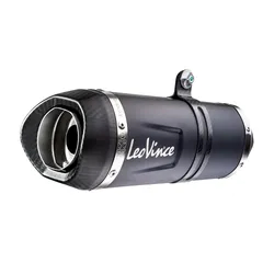 Leovince LV One EVO Full System Exhaust Muffler Pipe SS CF Black