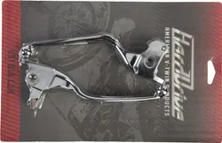 Harddrive Chrome Cable Brake 3 Slot Lever Set Pair w Hydro Clutch