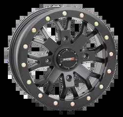 Matte Black SB-4 Beadlock Wheel Rim 14x7 4/137 6+1 Front Rear