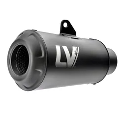 Leovince LV 10 Slip On Exhaust Muffler Pipe Silencer SS Full Black