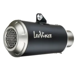 Leovince LV 10 Slip On Exhaust Muffler Pipe Silencer SS Black