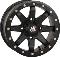 HL9 Beadlock Rear Wheel Matte Black 15x10 4/137 5+5