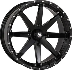 HL10 Front Rear Wheel Gloss Black 15x7 4/137 5+2 40mm