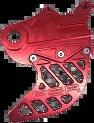 PSR Rear Brake Rotor Disc Guard Protector Aluminum Red