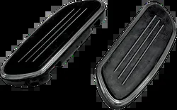 DS Black Steel Front Passenger Sweeper Floorboard Pair