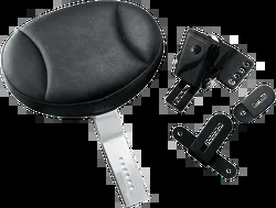 Kuryakyn Plug-In Driver Backrest Black Vinyl Adjustable Zippered