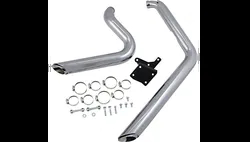 Vance Hines Shortshots Staggered Exhaust Pipe System Chrome