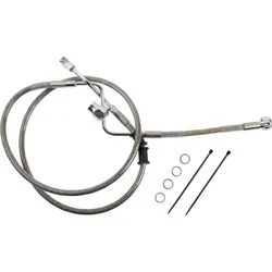 DS Stainless Steel Rear Brake Line Kit w Master Cylinder to ABS