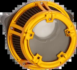 Arlen Ness Method Clear Series Air Cleaner Filter Gold