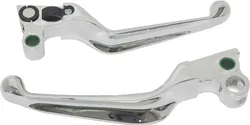 Harddrive Chrome Wide Blade Lever Set Pair