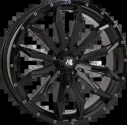 HL21 Front Rear Wheel Gloss Black 20x7 4/137 4+3 10mm