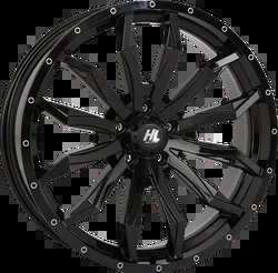 HL21 Front Rear Wheel Gloss Black 20x7 5/4.5 4+3 10mm