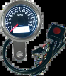 Harddrive 48mm Mini Electronic Speedometer Black Face LED