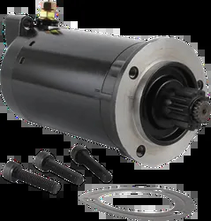 Parts Unlimited Black Replacement Starter Motor
