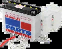 Parts Unlimited HD Conventional Maintenance Free Battery YB16AL-A2