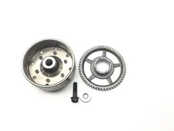 VFR 1200 Engine Flywheel W Starter Clutch from 2010 Honda VFR1200A 2309A