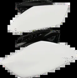 Acerbis Side Panel Number Plates White Black